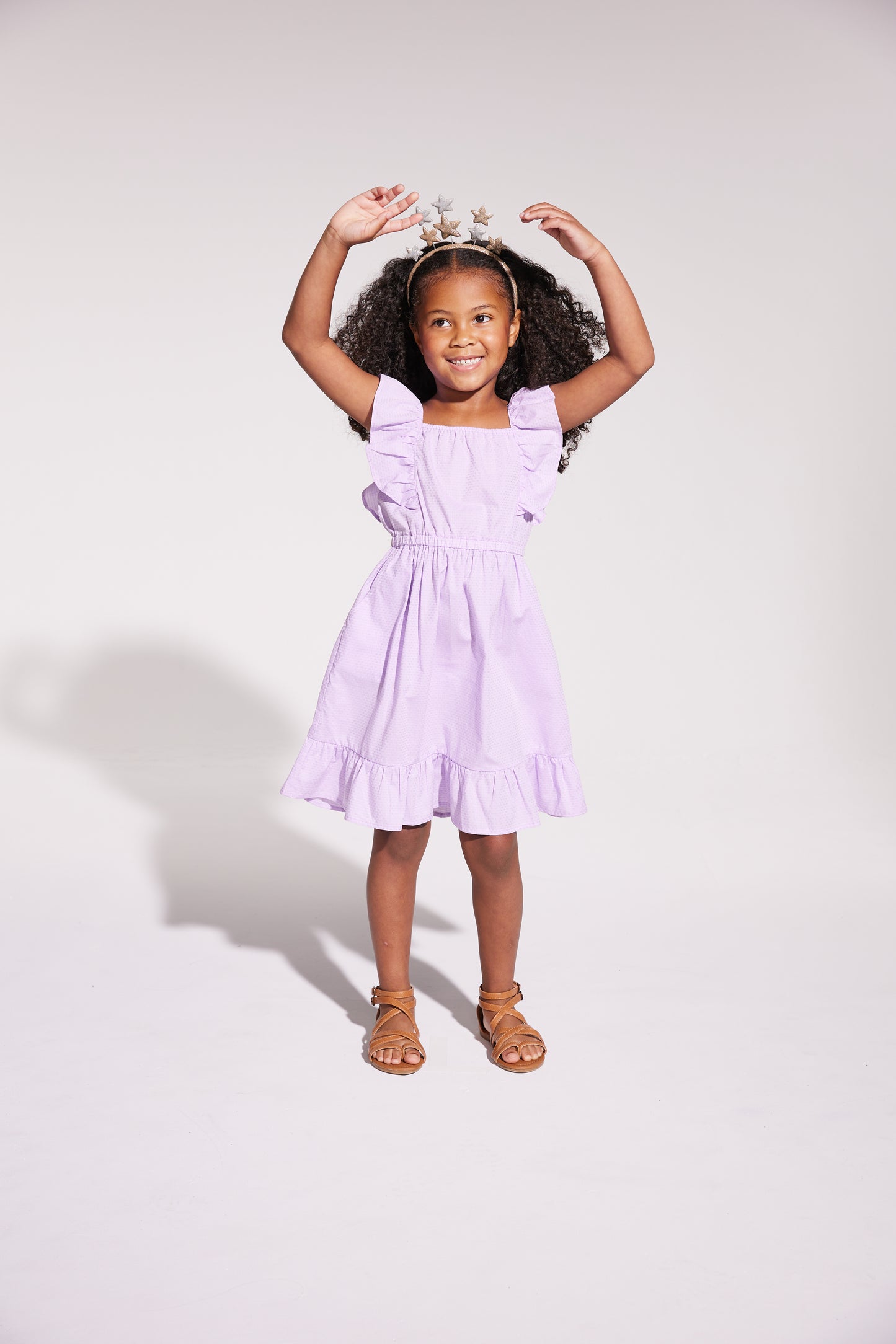 Brighton Lilac Polka Dot Dress