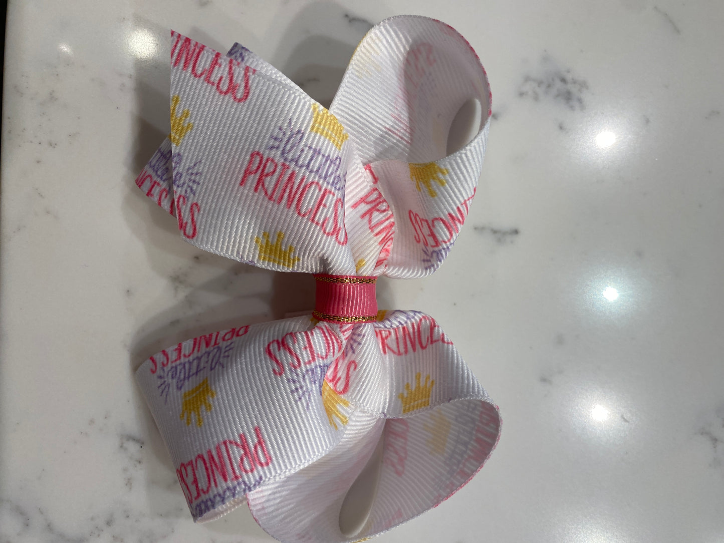 Medium Princess & Dance Printed Bow