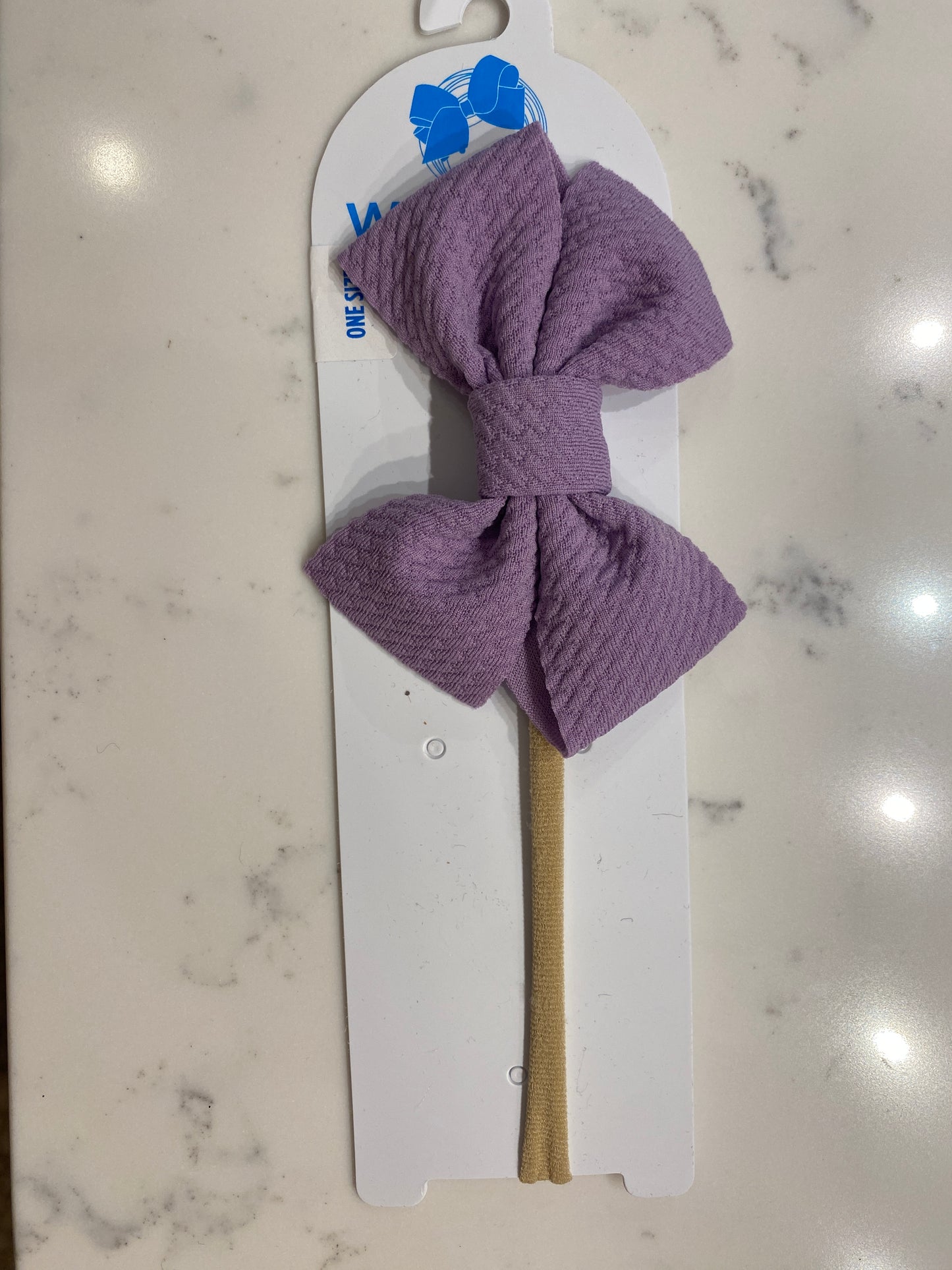 Small Bow on Nylon Headband