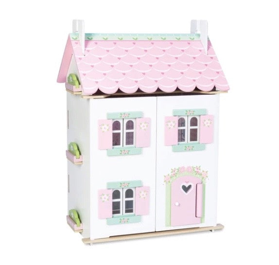 Sweetheart Cottage Wooden Dollhouse