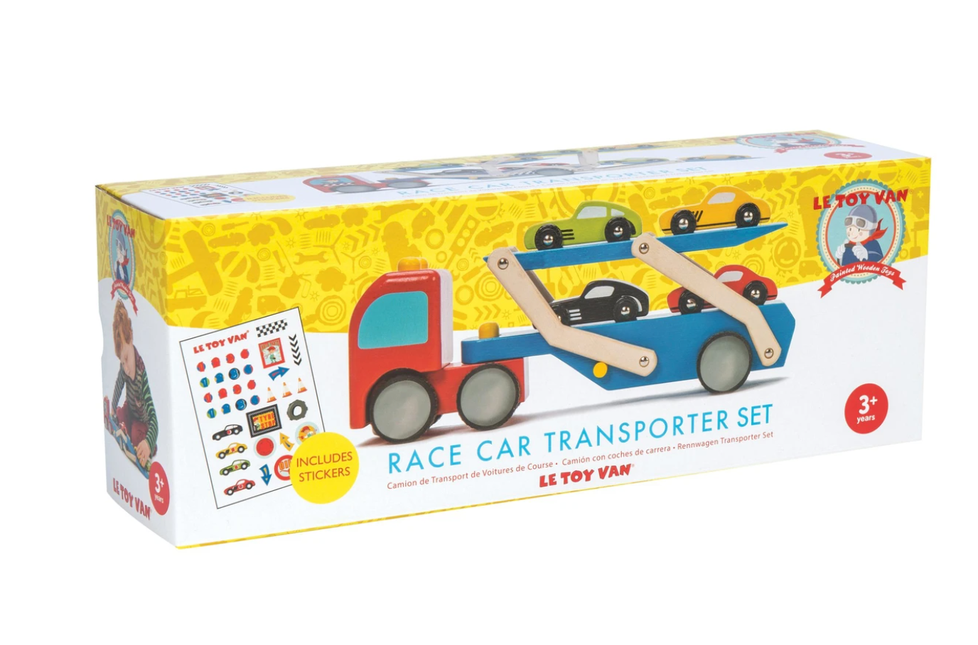 Race Car Transporter Set