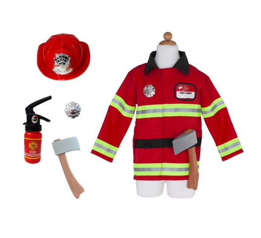 Firefighter with Accessories in Garment Bag - Size 5-6