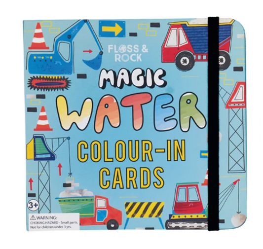 Construction Magic Water Colour-In Cards