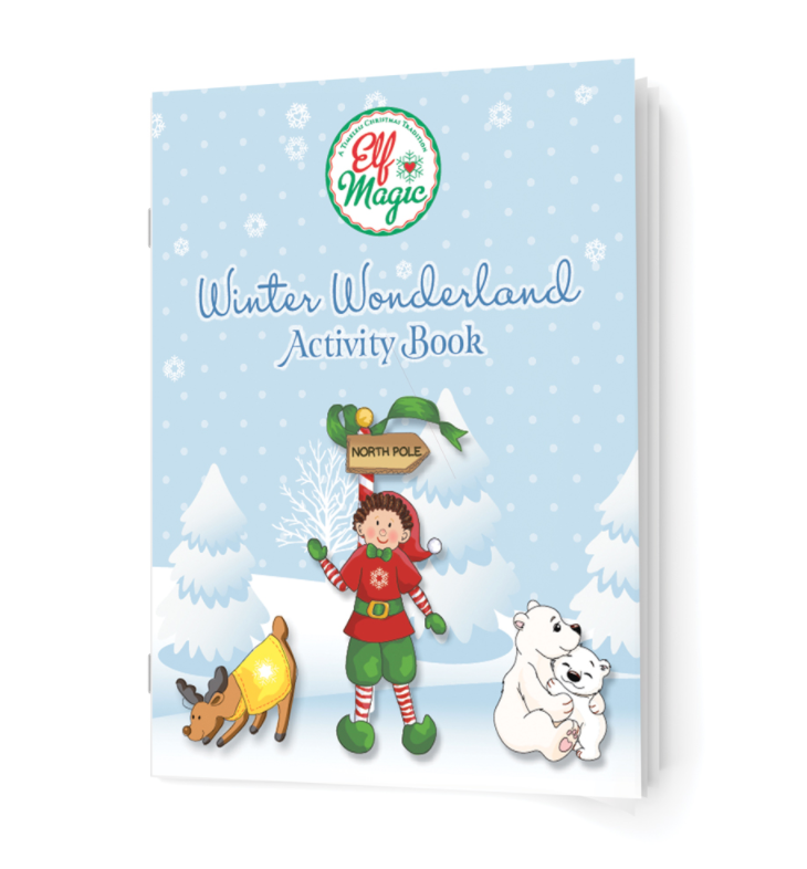 Elf Magic Winter Wonderland Activity Book