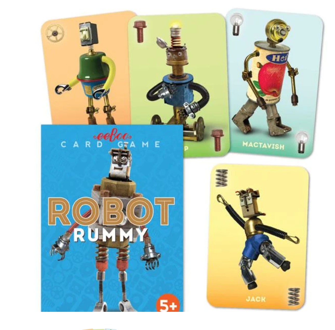 Robot Rummy Playing Cards