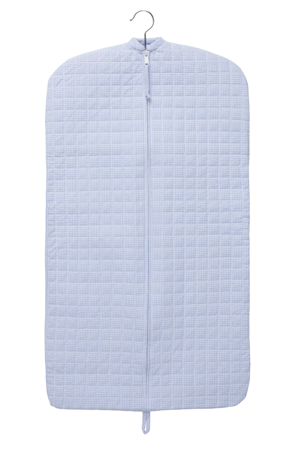 Quilted Luggage Garment Light Blue