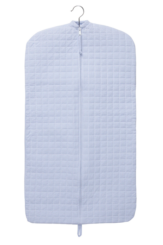 Quilted Luggage Garment Light Blue