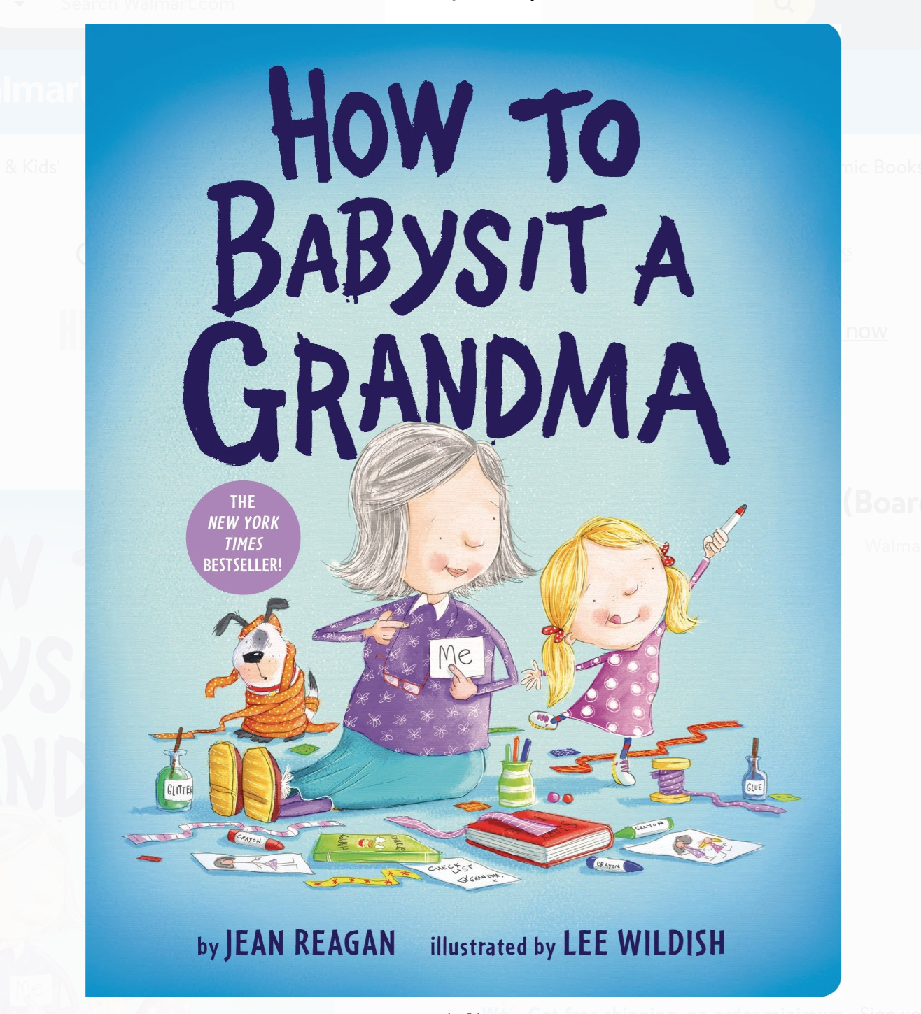 How to Babysit a Grandma Board Book