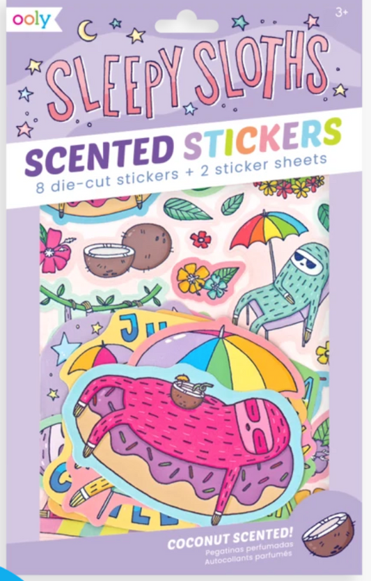 Scented Stickers Sleepy Sloths