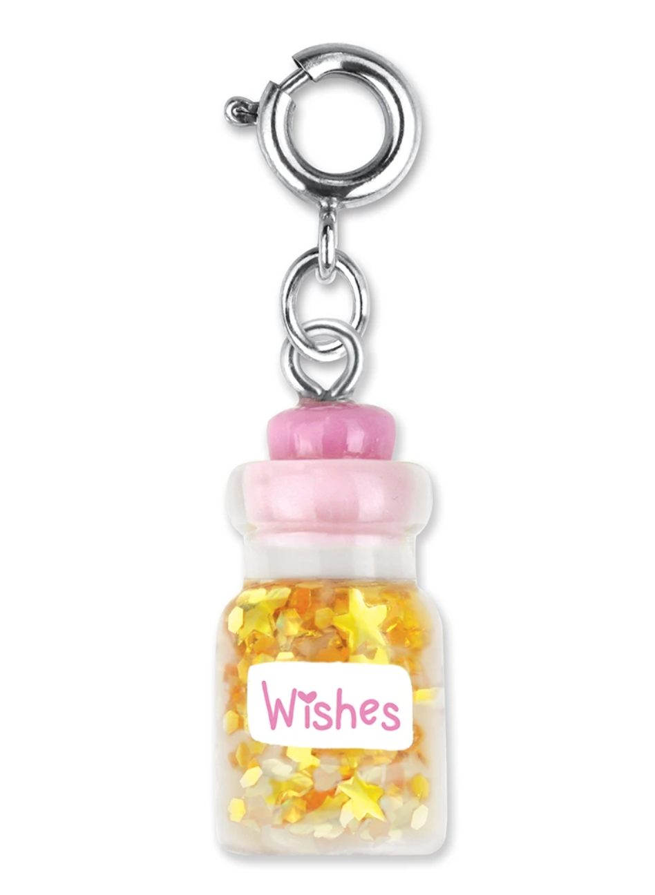Charm - Silver Wishes Bottle