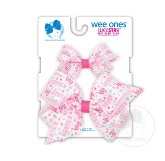 Little/Big Sister Bows 2-Pack