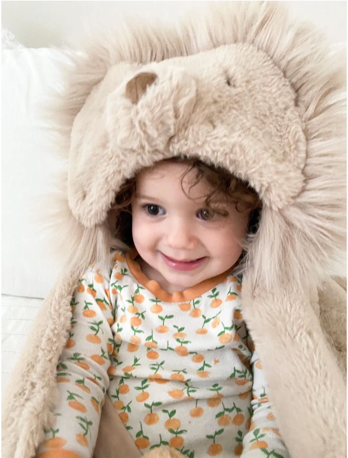 Luca the Lion Hooded Blanket