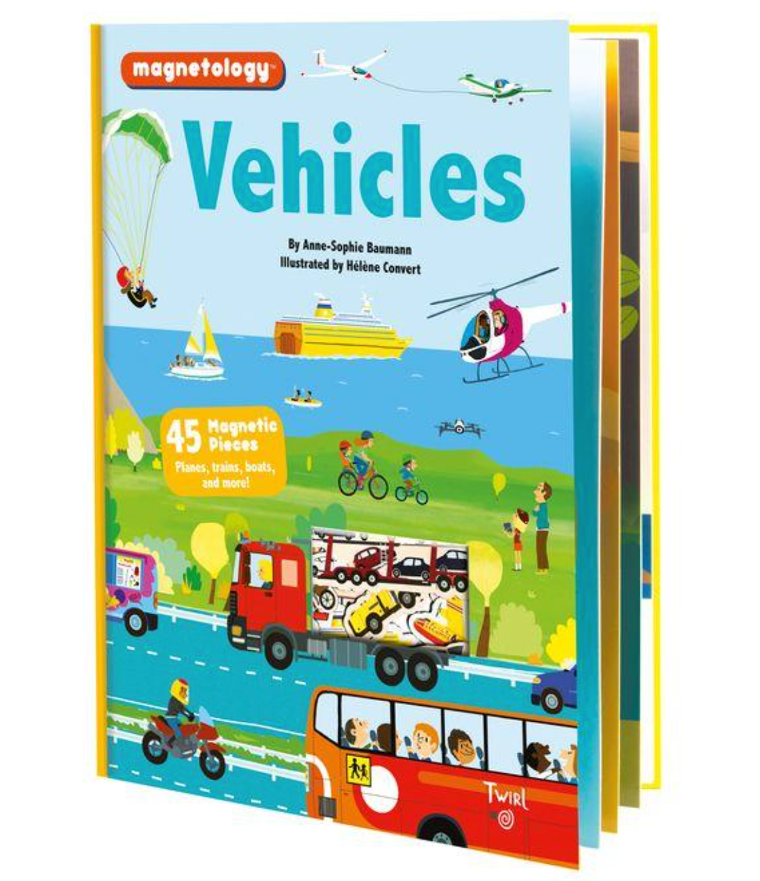 Vehicles Magnetic Book