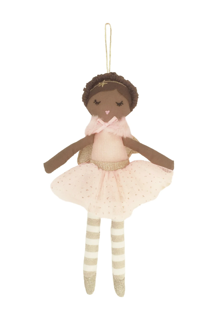 Pink Angel Doll Ornament