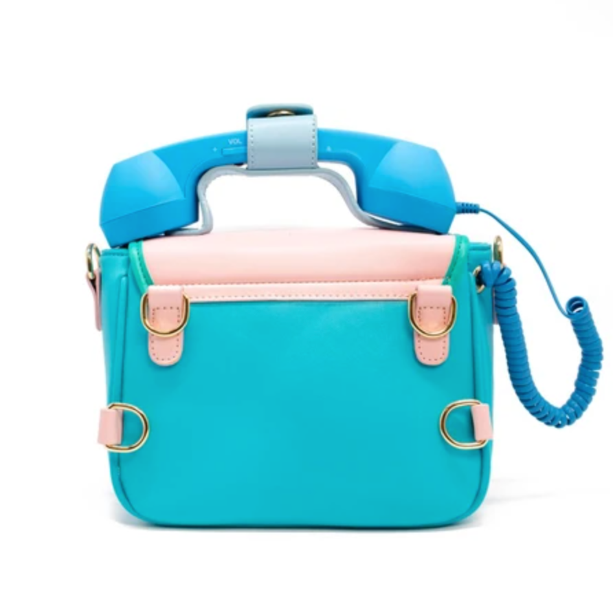 Ring Ring Phone Handbag- Mermazing Blue