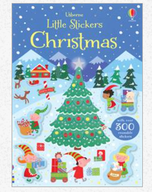Little Sparkly Sticker Book Christmas