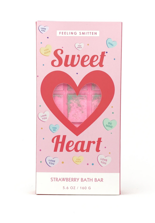 Valentine's Day Sweet Heart Rainbow Bath Bar
