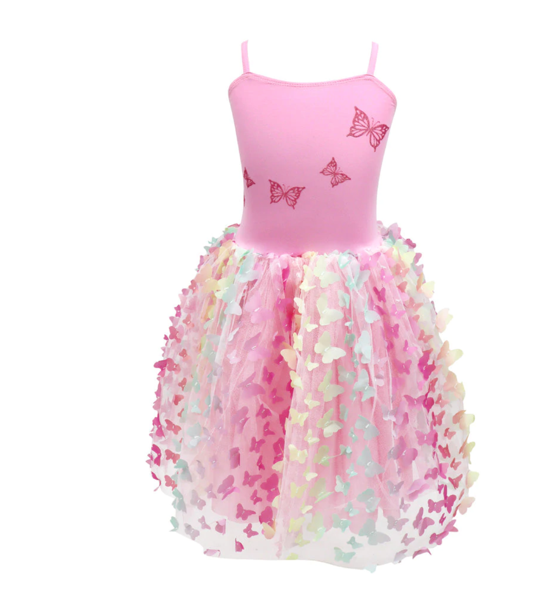 Rainbow Butterfly Party Dress