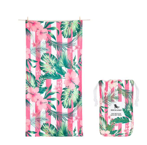 Extra Large Beach Towel Heavenly Hibiscus