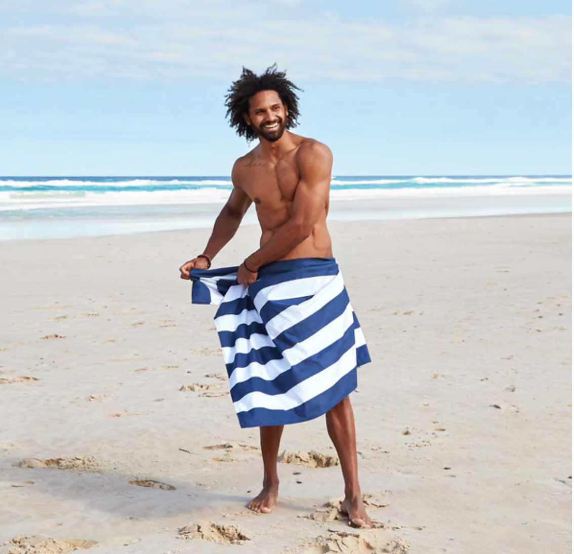 Extra Large Beach Towel Whitsunday Blue