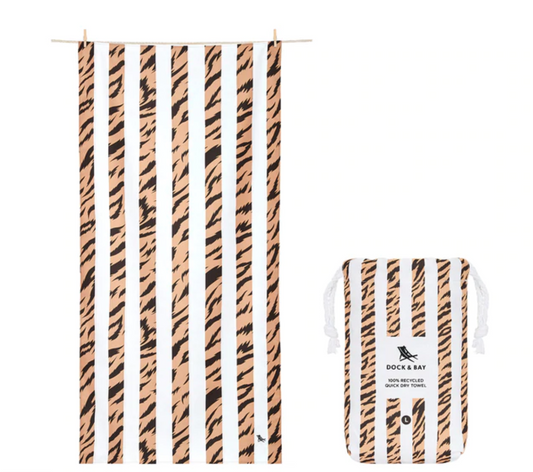 Extra Large Beach Towel Fierce Tiger