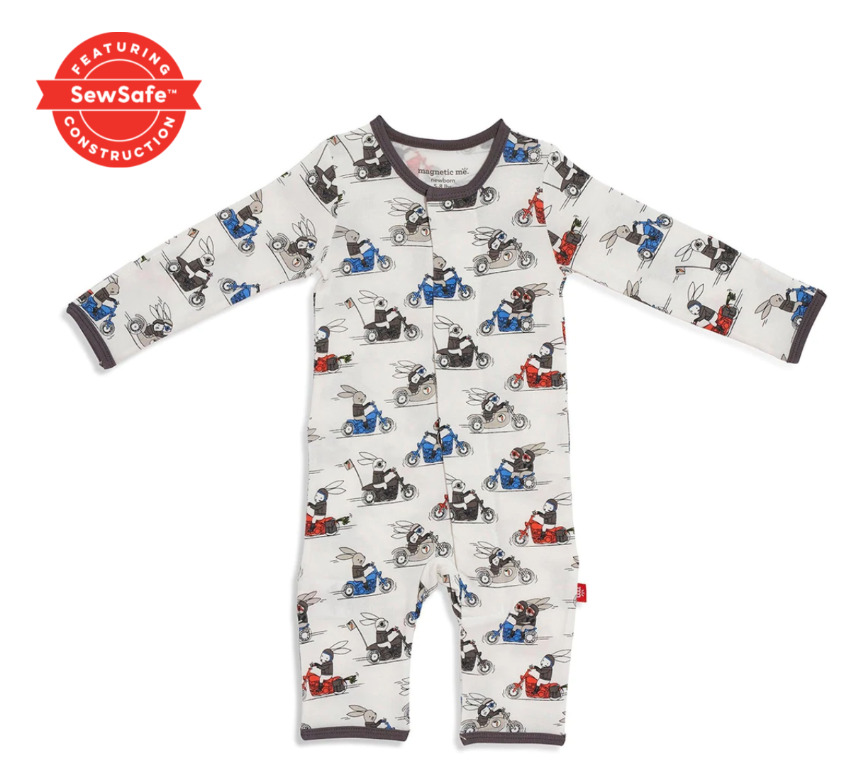 Hares on Hogs Magnetic Coverall