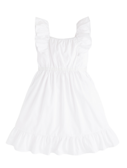 Brighton Dress White Polka Dot