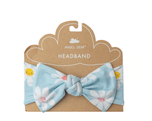 Daisy Faces Blue Headband