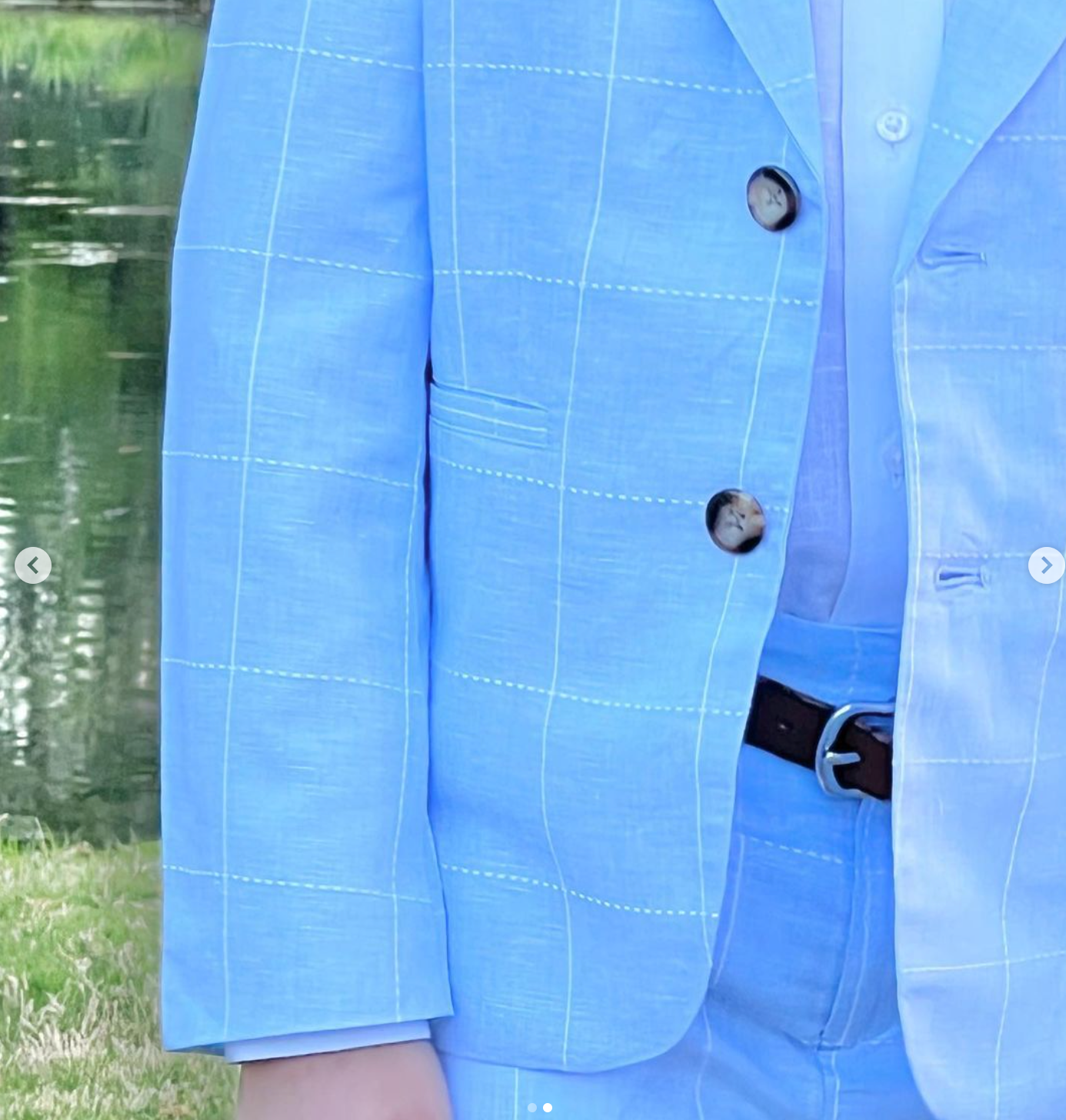 The Gentleman's Jacket Palmetto Bluff Blue Linen