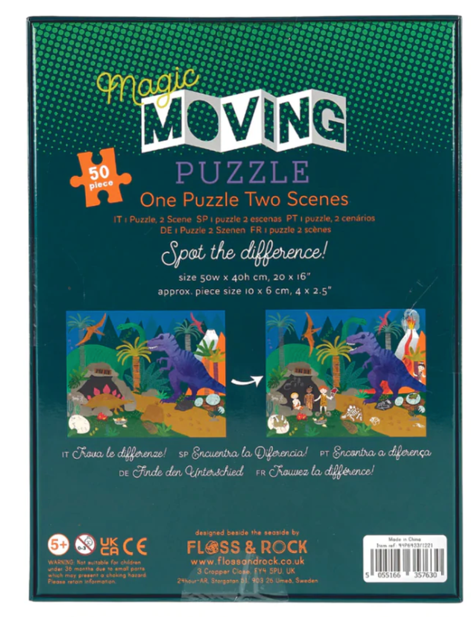 Dino Magic Moving Puzzle