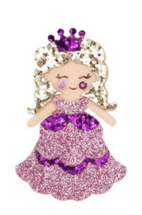 Glitter Princess Hair Clip