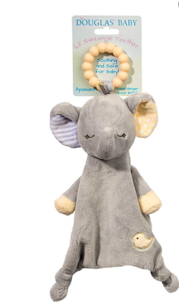 Joey Gray Elephant Lil Teether