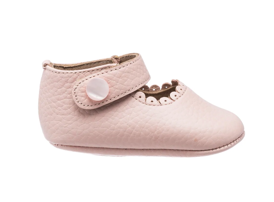 Baby Mary Janes Pink Leather