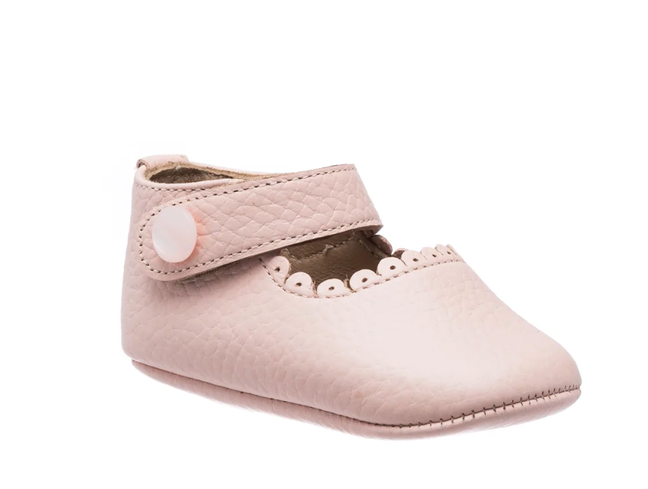 Baby Mary Janes Pink Leather