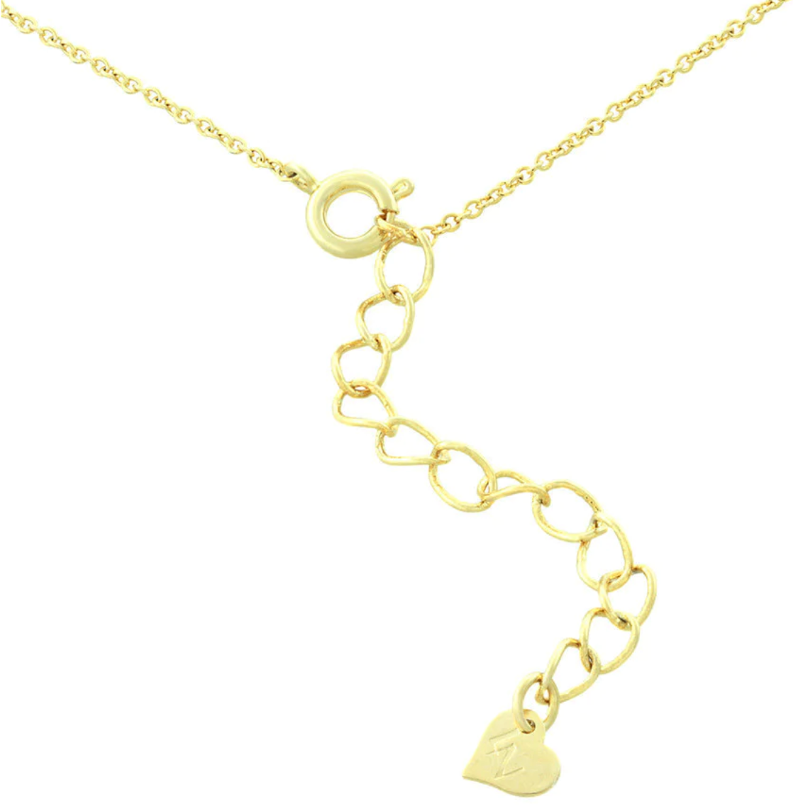 18k Gold Overlay Princess Crown Necklace