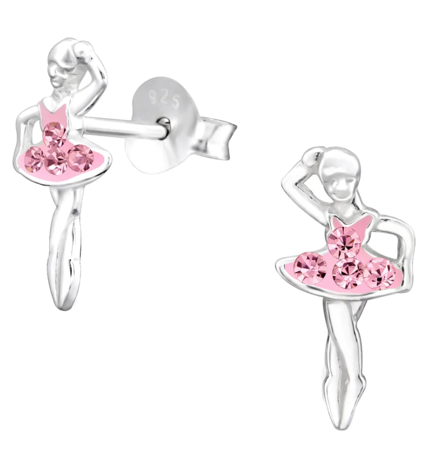 Ballerina Stud Earrings