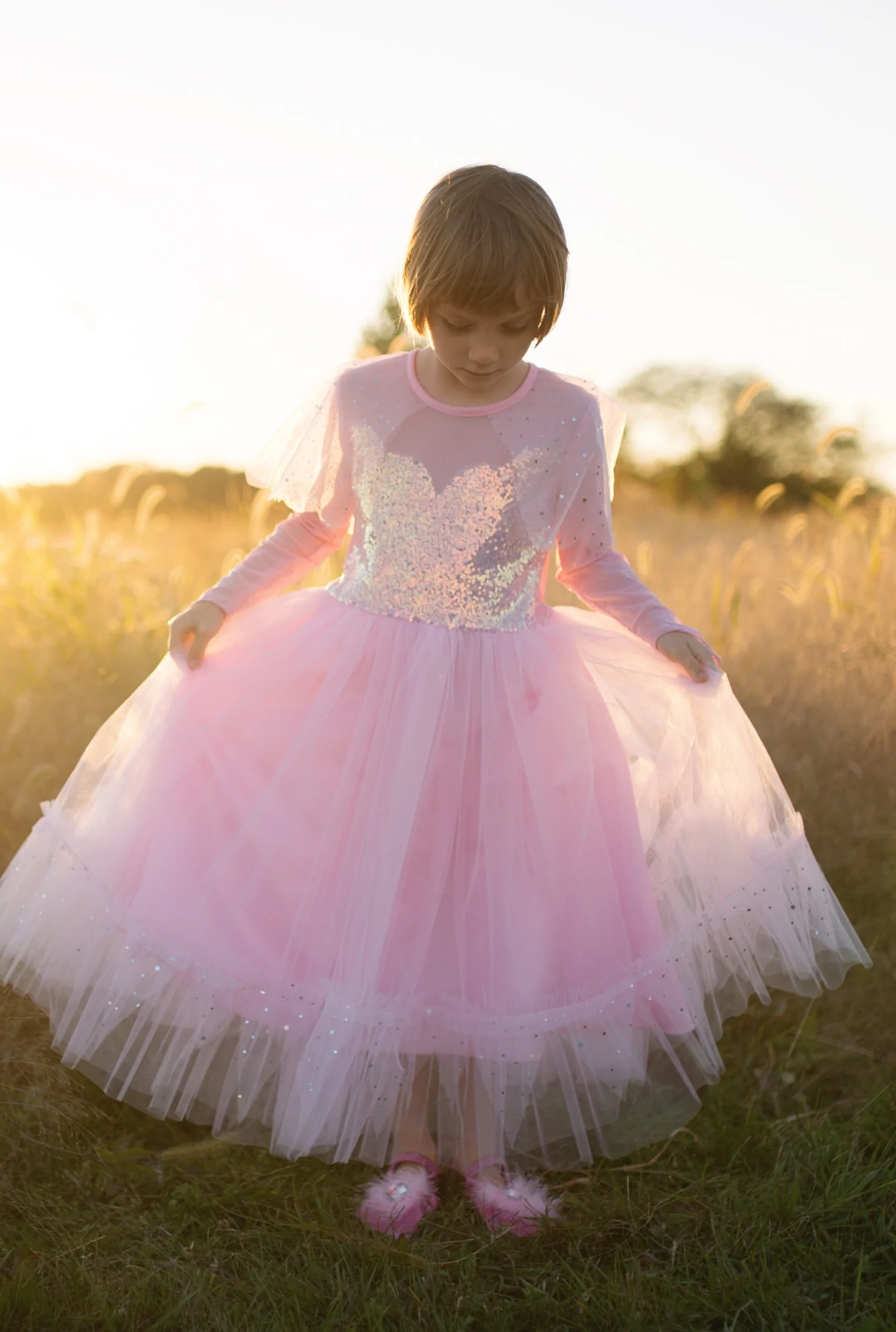 Elegant in Pink Dress