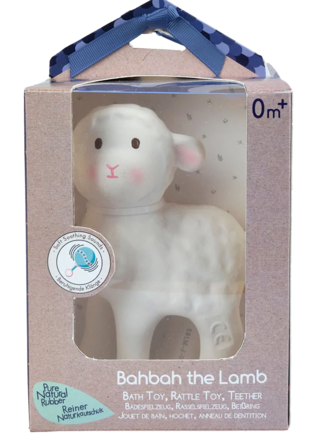 Bahbah the Lamb Teether, Rattle, and Bath Toy