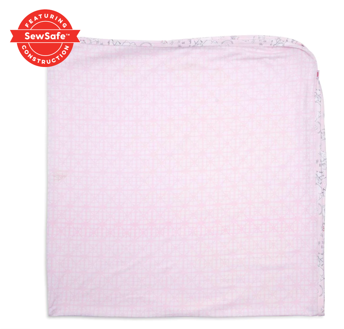 Town Square with Blossom Hollow Trim Swaddle