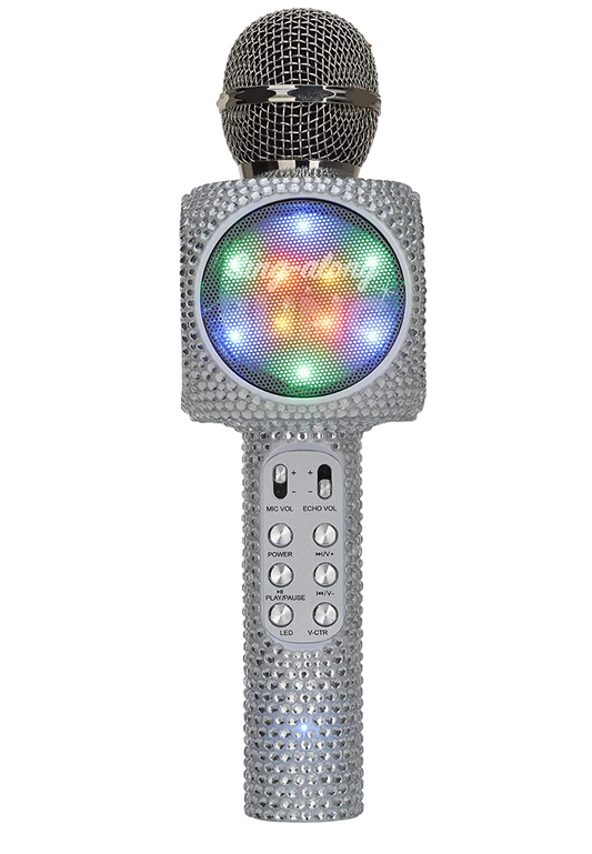 Sing Along Bling Karoke Mic - Silver