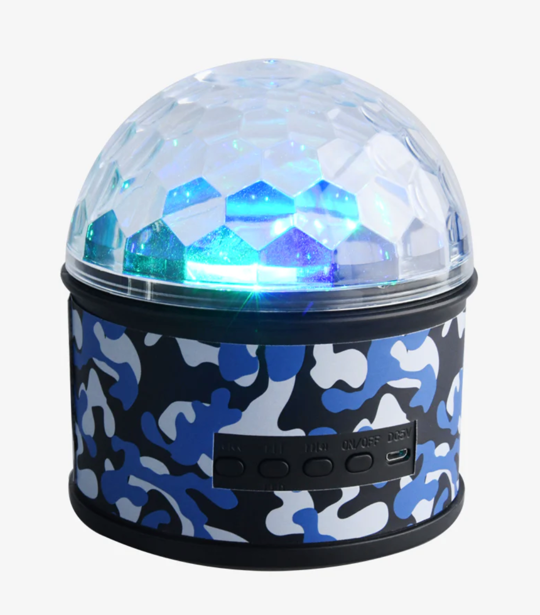 Funlight Bluetooth Stereo Speaker - Blue Camo