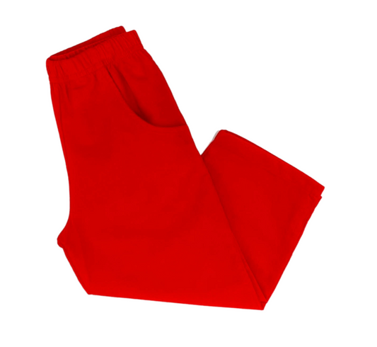 Corduroy Pants Deep Red