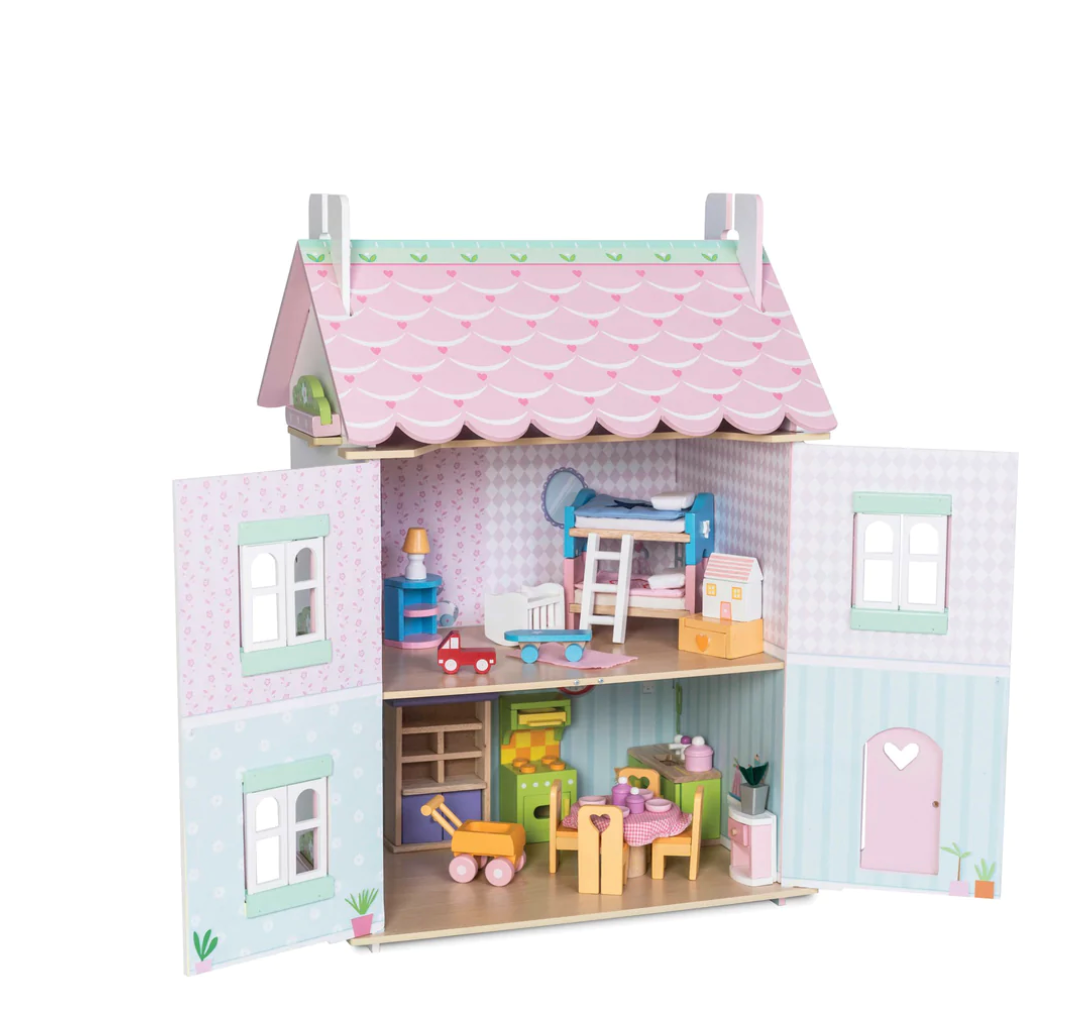 Sweetheart Cottage Wooden Dollhouse