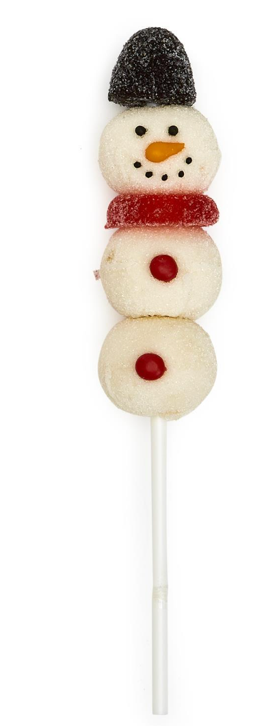 Snowman Marshmallow and Jelly Lollipop