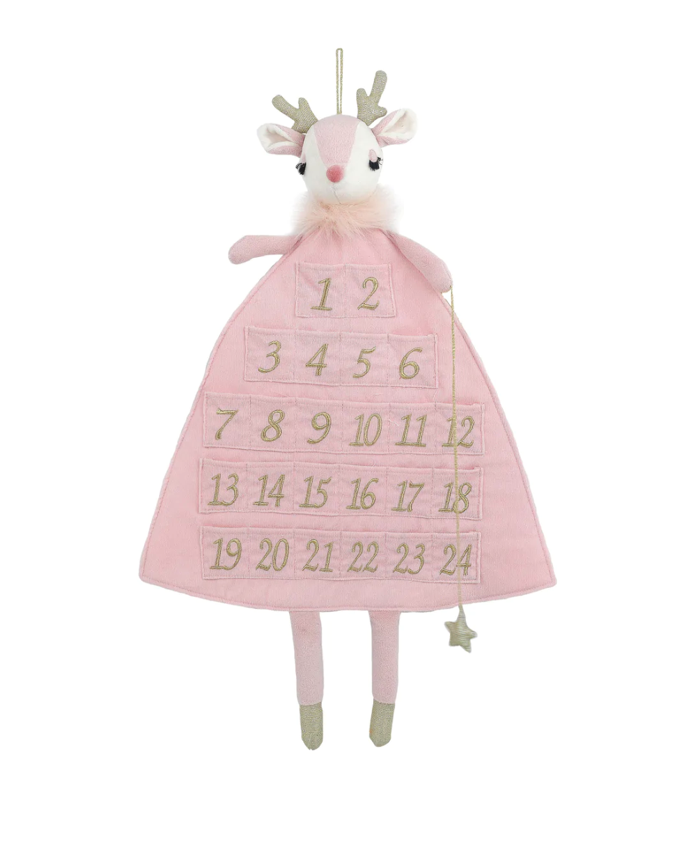 Pink Reindeer Advent Calendar