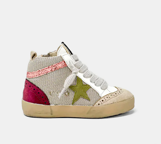 Pasadena Toddler Olive Green Sneakers