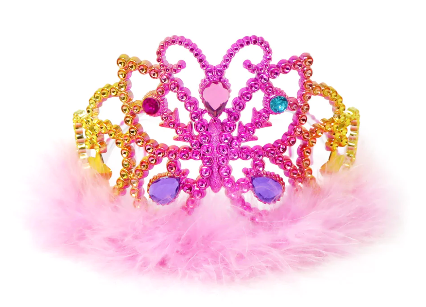 Rainbow Butterfly Crown