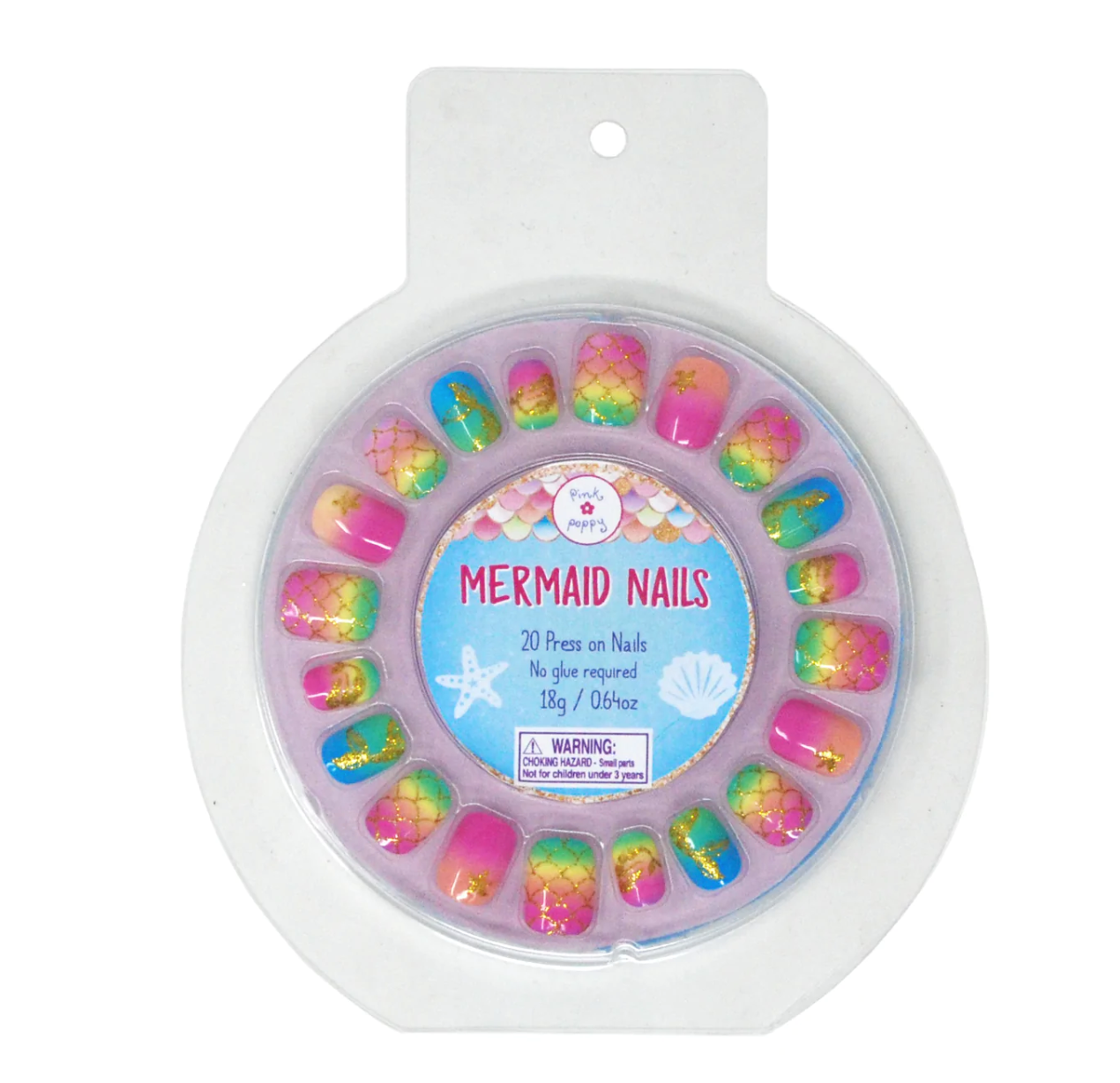 Mermaid Press On Nails