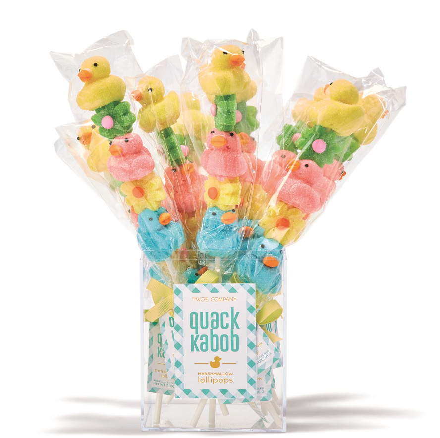 Quack Kabob Marshmallow Lollipops