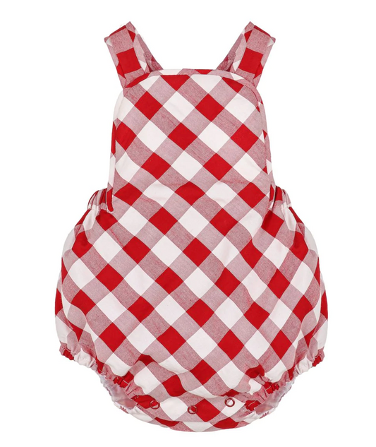 Red Check Sunsuit